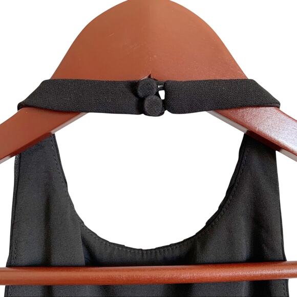 Fame and Partners The Felice Halter Maxi Dress 2 Black NEW - Picture 5 of 8